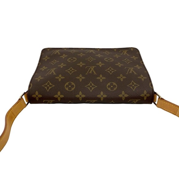 LOUIS VUITTON Brown Monogram Leather Shoulder Bag - Picture 4 of 10